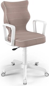 Krzesło obrotowe z podłokietnikami Norm White rozmiar 5 (146-176,5 cm)