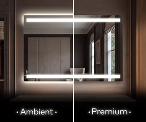 Lustro LED do Garderoby Ścienne Podświetlane L09