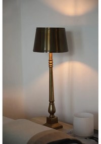 Lampa stołowa w kolorze złota z metalowym kloszem (wysokość 66 cm) Metallo – Markslöjd