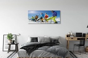 Obraz na płótnie Narciarskie Szaleństwo Na Stoku