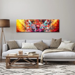 Obraz - Merkaba ze skrzydłami, abstrakcja (170x50 cm)