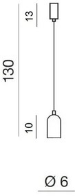 Azzardo AZ2384 lampa wisząca Volta, E27, 1x 40 W, szary