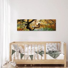 Obraz żółtego klonu japońskiego, Portland, Oregon (170x50 cm)