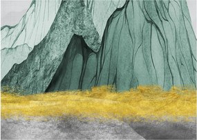 Obraz - Emerald Mountains N⁰3 (70x50 cm)
