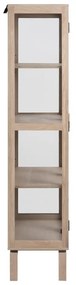 Witryna w dekorze dębu 80x180 cm Linley – Actona