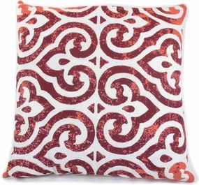 Poszewka na poduszkę ORIENTAL 45x45 cm, bordowa