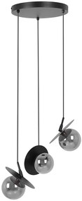 Potrójna lampa wisząca z regulowanymi kloszami - A702 D2-F22