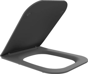 Mexen Madox deska wolnoopadająca slim, duroplast, szara ciemna mat - 39154061