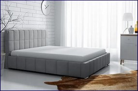 Łóżko tapicerowane Acent 2X 200x200 - 44 kolory
