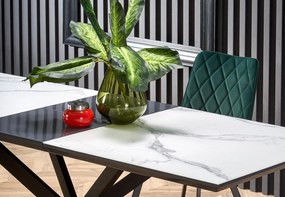 Designerski stół rozkładany w efekcie marmuru Diesel