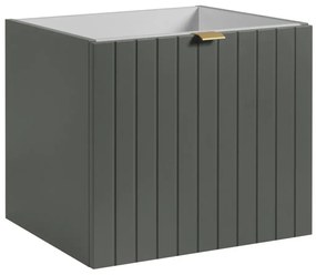 Szafka pod umywalkę HARMO 50 cm szaro-zielony półmat KROFAM