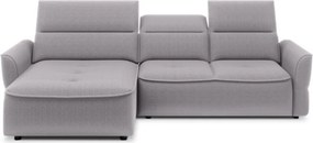 Narożnik MURILLO S Mini z elektryczną regulacją siedziska Lewostronny w tkaninie VOGUE 14 WERSAL