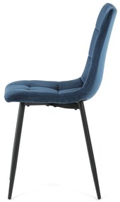 Zestaw krzeseł do jadalni CT-281 BLUE4, 4 szt.