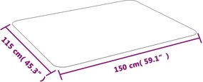 Mata Ochronna Pod Fotel Na Podłogę 150X115 S5-R60
