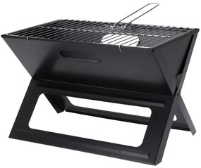Grill składany z kratką, 47,5 x 43 cm