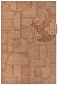 Dywan wełniany Villeroy &amp; Boch Alexis odcienie brązowego 80 cm x 150 cm