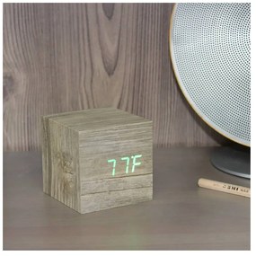 Budzik cyfrowy Wooden Cube Click – Gingko