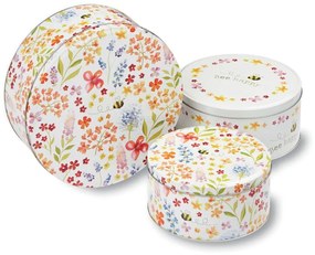 Stalowe pojemniki 3 szt. na ciastka – Cooksmart ®