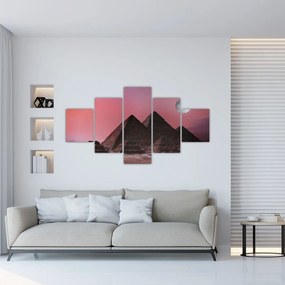 Obraz - Piramidy w Gizie, Egipt (125x70 cm)