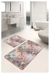 Aksamitne dywaniki łazienkowe zestaw 2 szt. 60x100 cm – Mila Home