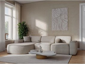 Sofa z tkaniny szenilowej w kolorze terakoty 244 cm Omao – Makamii