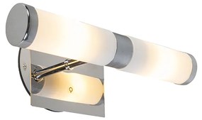Nowoczesna lampa ścienna chrom IP44 - Bath 2 Nowoczesny Oswietlenie wewnetrzne