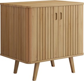 Szafka pod umywalkę na nóżkach z drewna tekowego - 80 cm - WAMENA