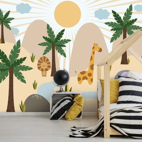 Fototapeta - Park safari (196x136 cm)