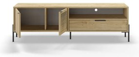 Szafka pod TV w dekorze dębu 160x50 cm Inca – Marckeric