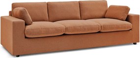 Pomarańczowa sofa 250 cm Belair – Bobochic Paris