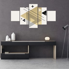 Obraz - Kształty geometryczne N⁰4 (125x70 cm)