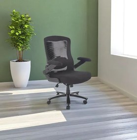 Fotel czarny obrotowy do biura D1-F77