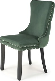 Krzesło tapicerowane ALDA zielone