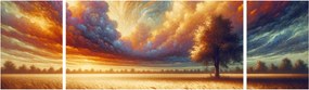 Obraz – Drzewo na polu (170x50 cm)
