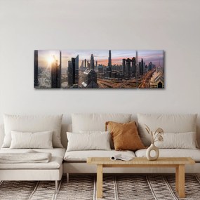 Obraz - Panorama Dubaju (170x50 cm)