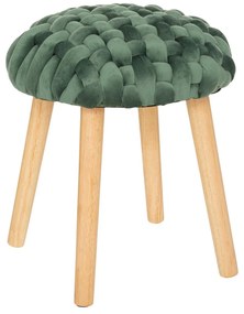 Taboret COSY z siedziskiem w kratkę, 43 cm