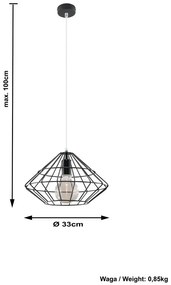 Designerska lampa wisząca E841-Umberta Molden 23X