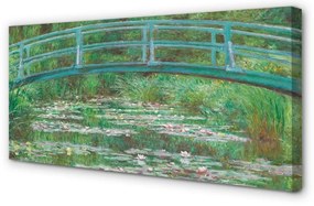 Fotoobraz na płótnie Japońska kładka - Paul Cézanne
