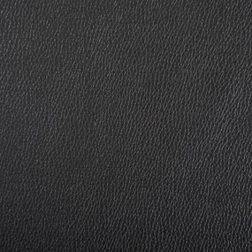 HOMCOM Ławka do pianina, stołek fortepianowy, regulacja wysokości, ekoskóra, drewno, czarna, 63x33x56cm | Aosom PL