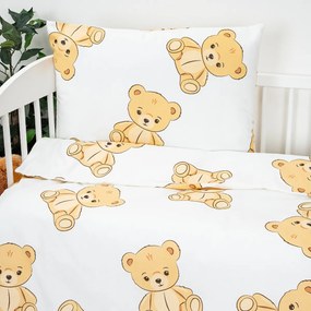 4Home Dziecięca pościel bawełniana do łóżeczka Teddies, 100 x 135 cm, 40 x 60 cm, 100 x 135 cm, 40 x 60 cm
