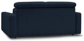 Ciemnoniebieska rozkładana sofa 215 cm Monaco – Bobochic Paris
