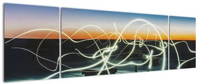 Obraz - widok nieba z dachu (170x50 cm)