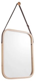 Lustro ścienne w bambusowej ramie PT LIVING Idylic, dł. 40,5 cm