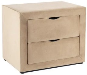 SZAFKA NOCNA ET-002 VELVET BEŻ BLUVEL 28 SIGNAL