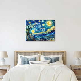 Obraz – Mozaika gwiaździstej nocy (70x50 cm)