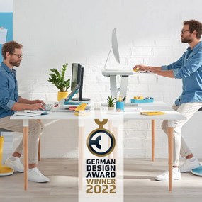 Blat roboczy z wysuwaną półką Ergo – Leitz