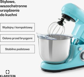 Klarstein Bella Pico 1300W 5L Robot Kuchenny Niebieski