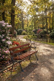 Ławka ogrodowa drewniana z podłokietnikiem 180cm K5-N95