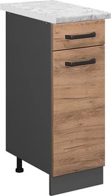 Szafka dolna do kuchni złoty dąb energetyczny 30x60x81.6 r-line