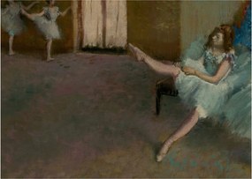 Obraz - Edgar Degas, Before the Ballet, reprodukcje (70x50 cm)